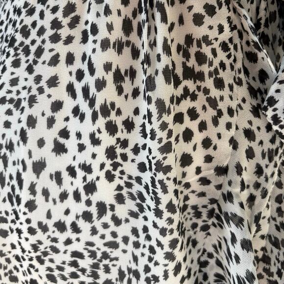 VICI Black White Ruffle Dress Medium - Picture 4 of 4